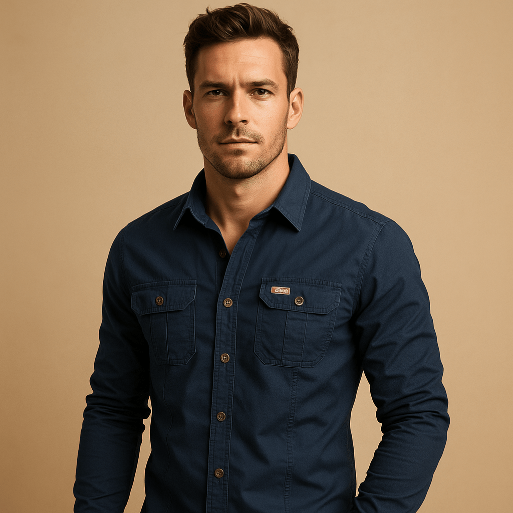 Cargo Shirt Men Relaxed Fit Outdoor Style for Everyday Comfort