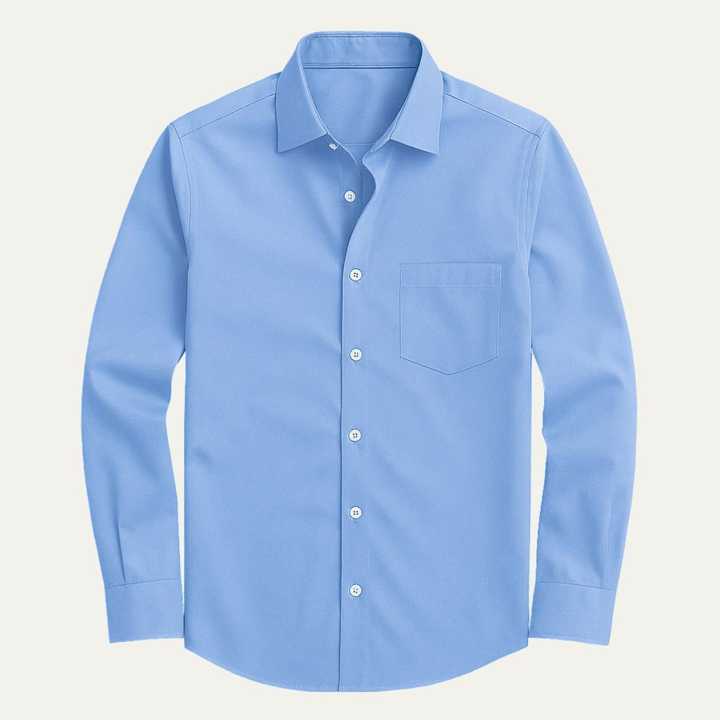 Men's Formal Shirt ¡ª Slim Fit Button Cuffs Structured Collar