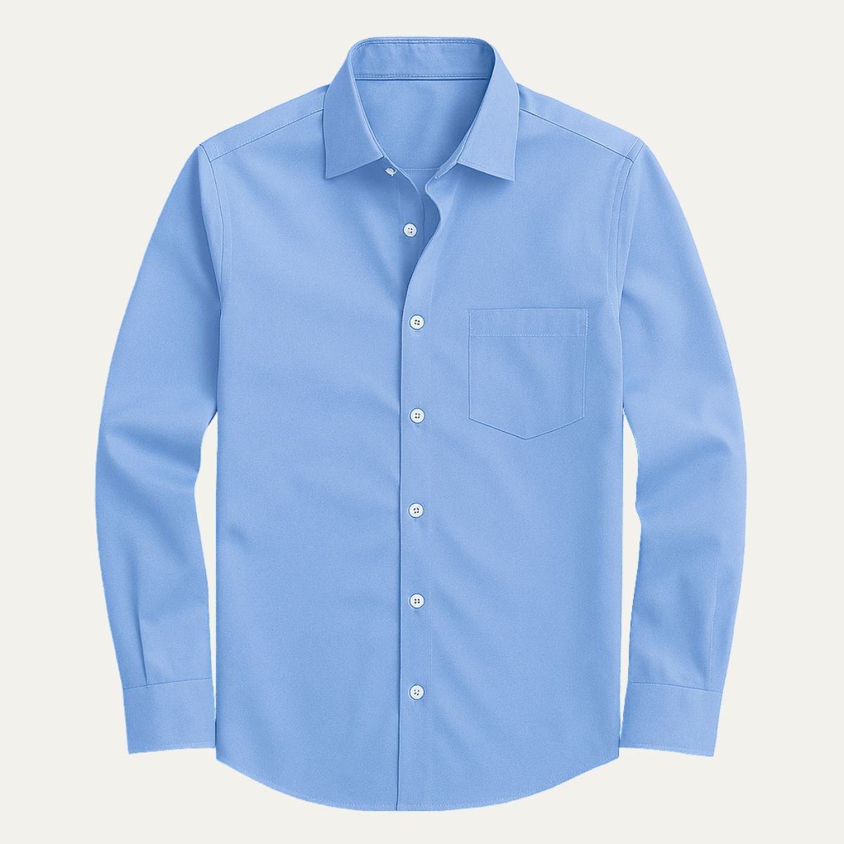 Men's Formal Shirt ¡ª Slim Fit Button Cuffs Structured Collar