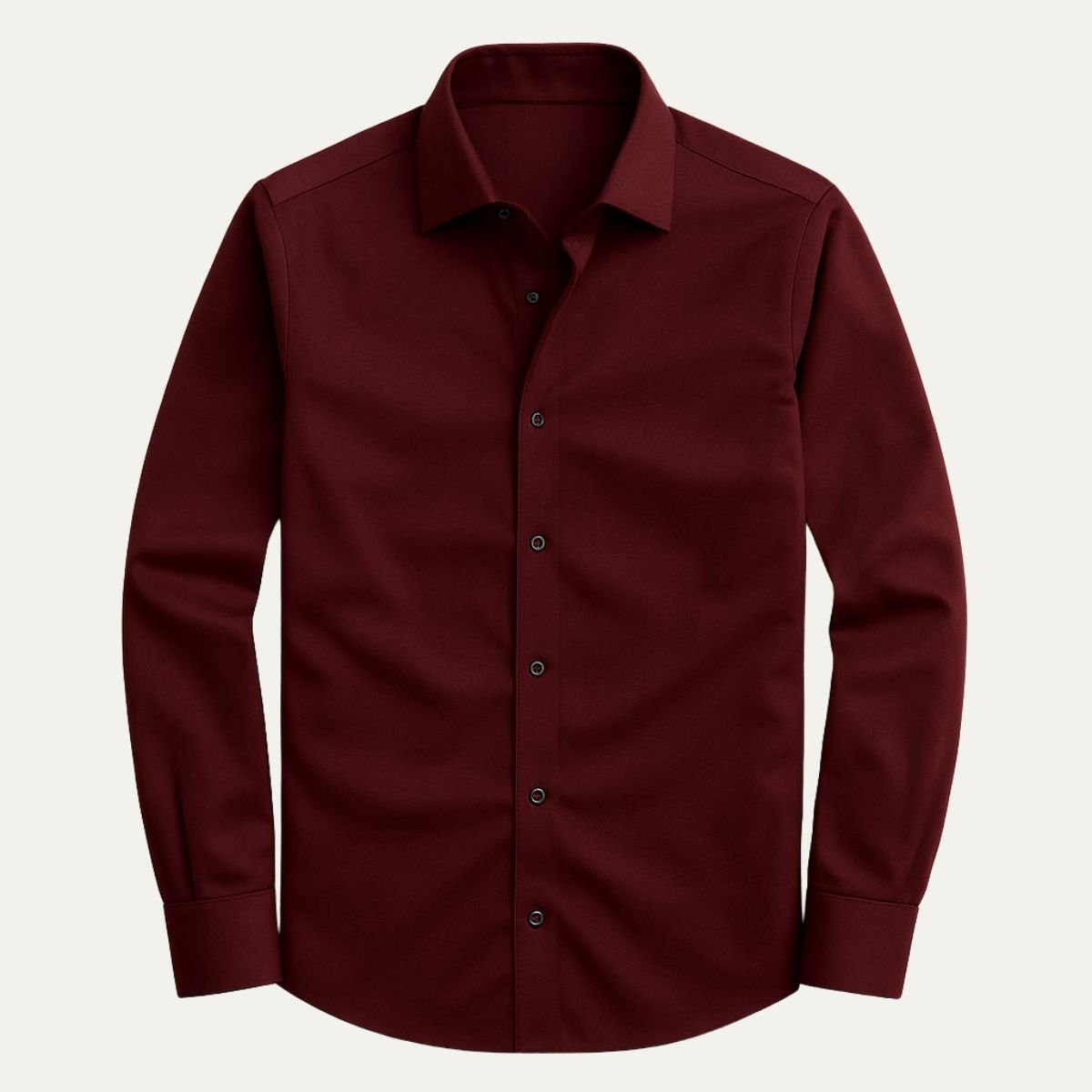 Men's Formal Shirt ¡ª Slim Fit Button Cuffs Structured Collar