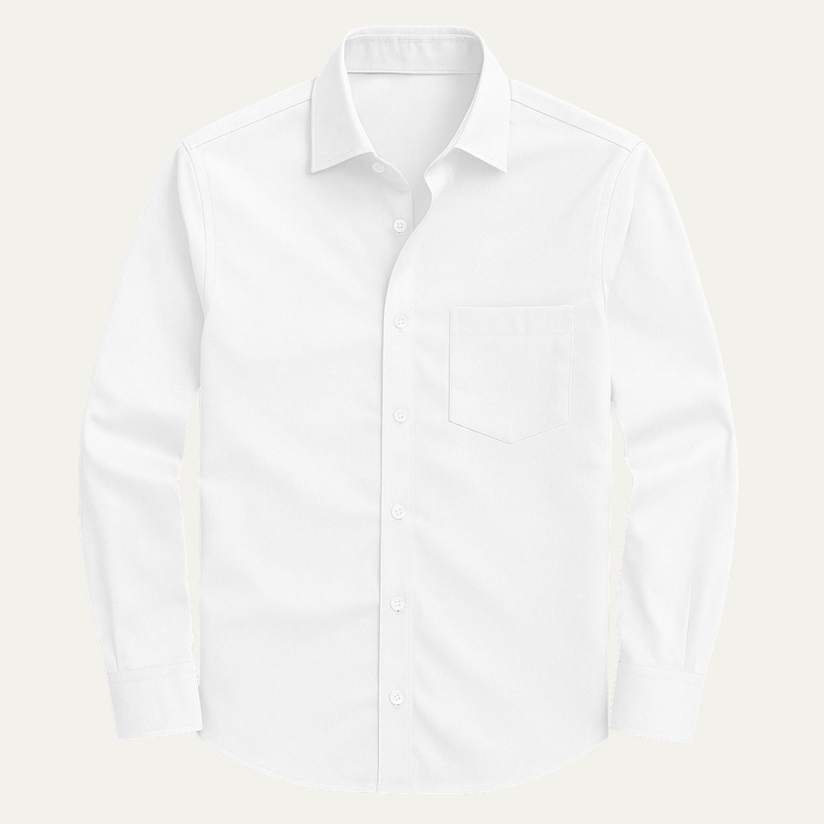 Men's Formal Shirt ¡ª Slim Fit Button Cuffs Structured Collar