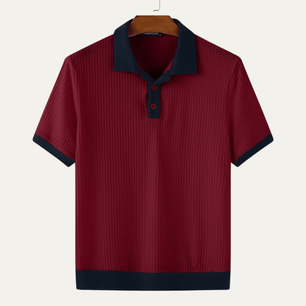 Men's Polo Shirt ¡ª Regular Fit Short Sleeve Button Closure