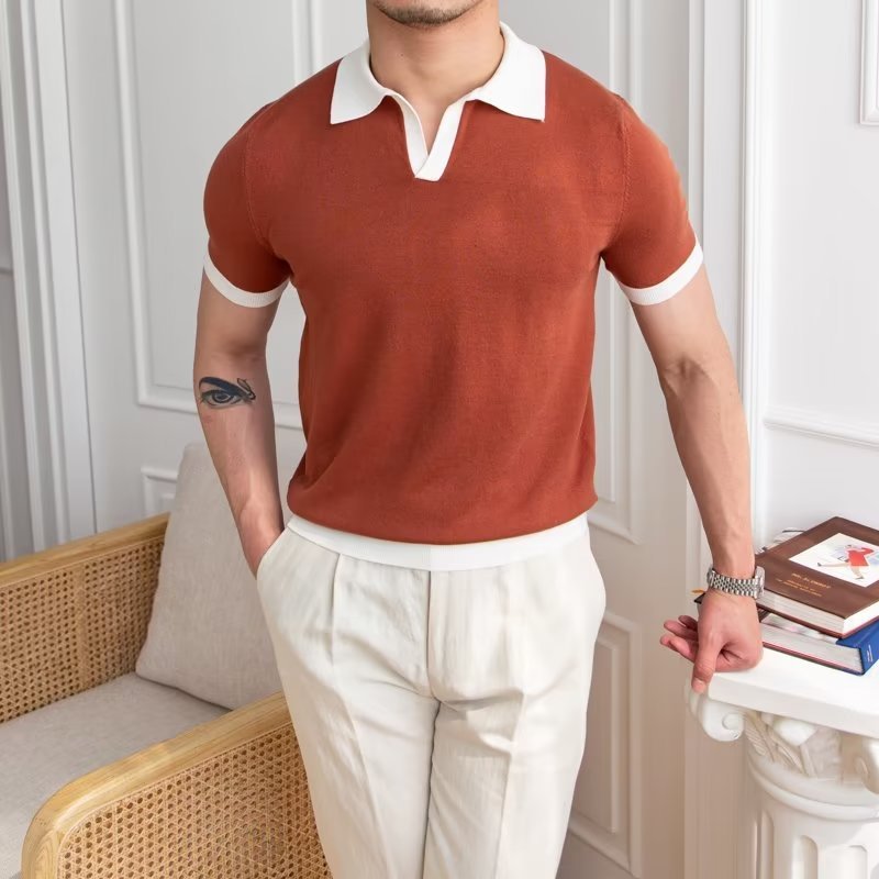 Men's Polo Shirt ¡ª Regular Fit Short Sleeve Button Placket