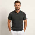 Men's Polo Shirt ¡ª Slim Fit Short Sleeve Button Placket