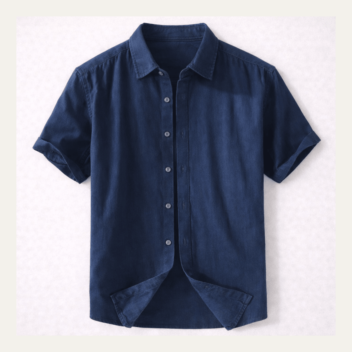 Men's Shirt ¡ª Short Sleeve Relaxed Fit Button-Down Collar