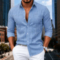 Men's Shirt ¡ª Striped Button-Up Tailored Fit Wrinkle Resistant