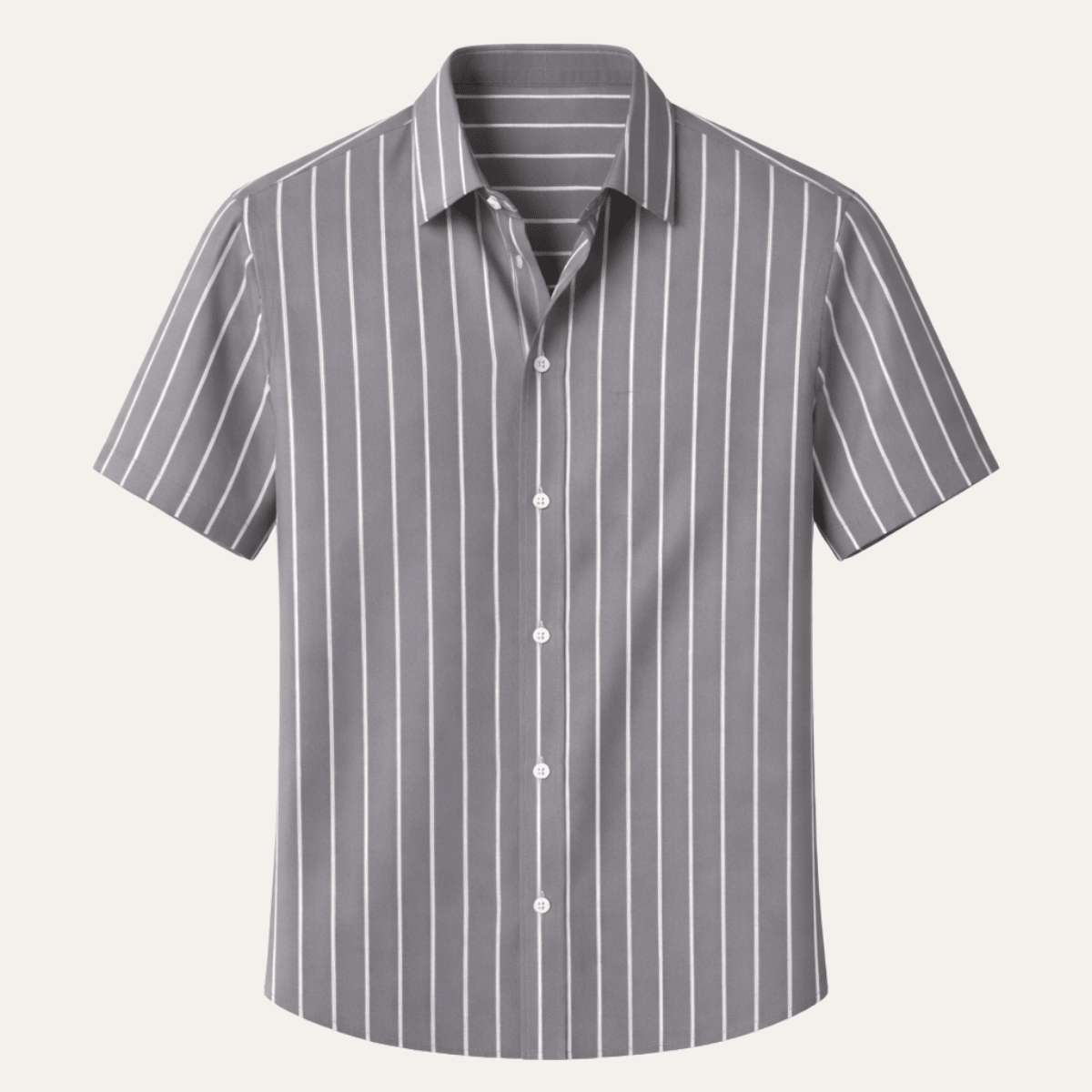 Men's Shirt ¡ª Striped Pattern Long Sleeve Button Placket