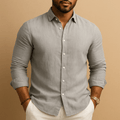 Shirt Men Comfortable Fit Clean Relaxed Silhouette