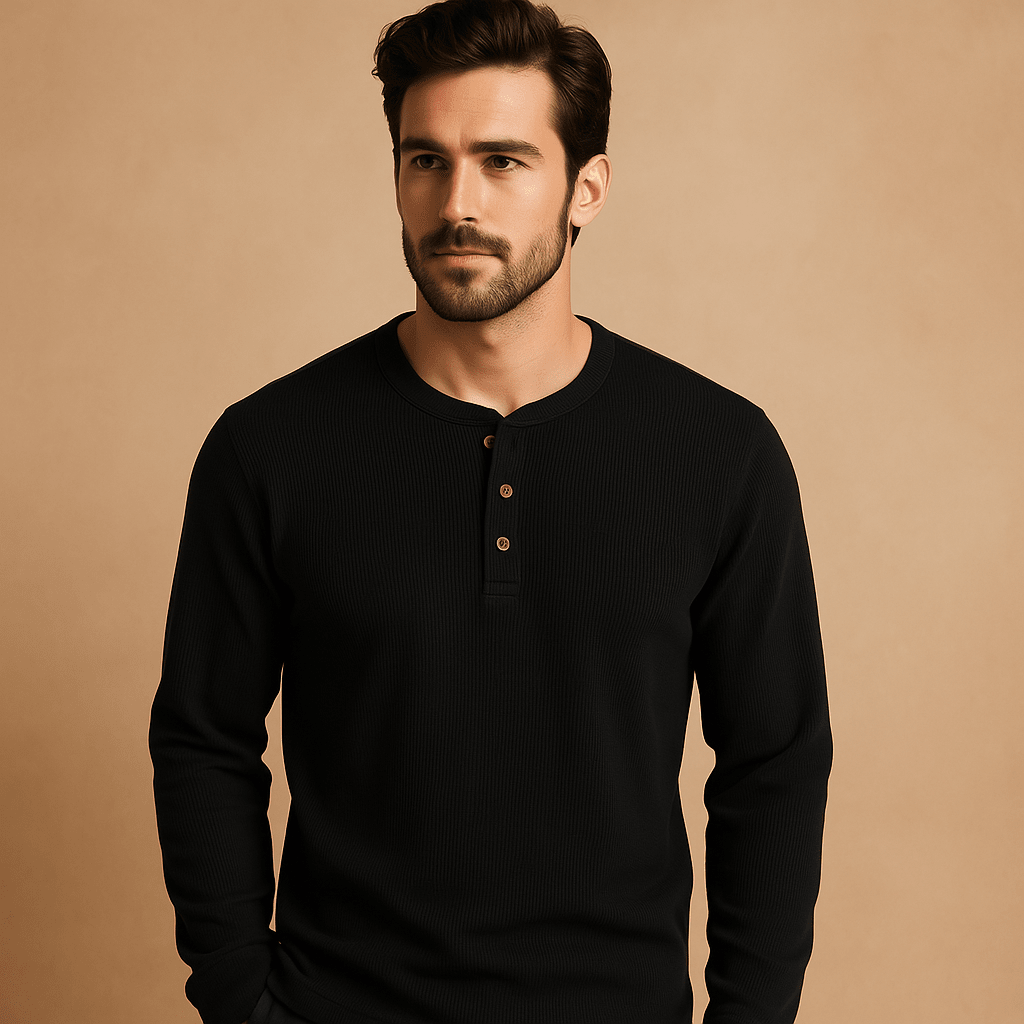Shirt Men Long Sleeve Relaxed Fit Casual Daily Use