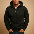 Zip-Up Hoodie Men Comfortable Breathable Fit for Everyday Wear